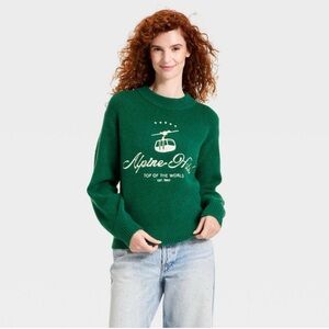 New - Women's Cozy Alpine Crewneck Pullover Sweater